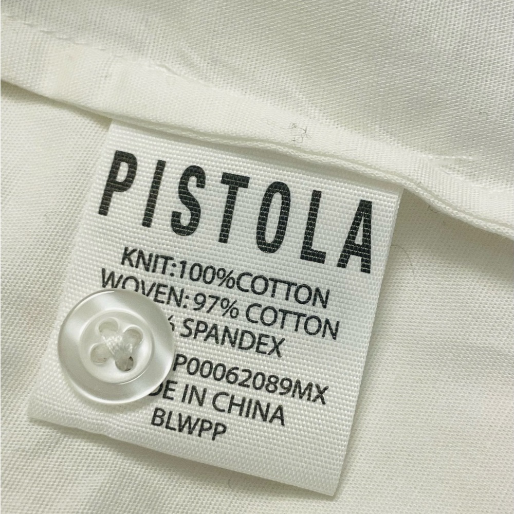 New! PISTOLA SOFIA V-NECK COLLARED VEST ATTACHED SHIRT SIZE SMALL - Picture 13 of 14
